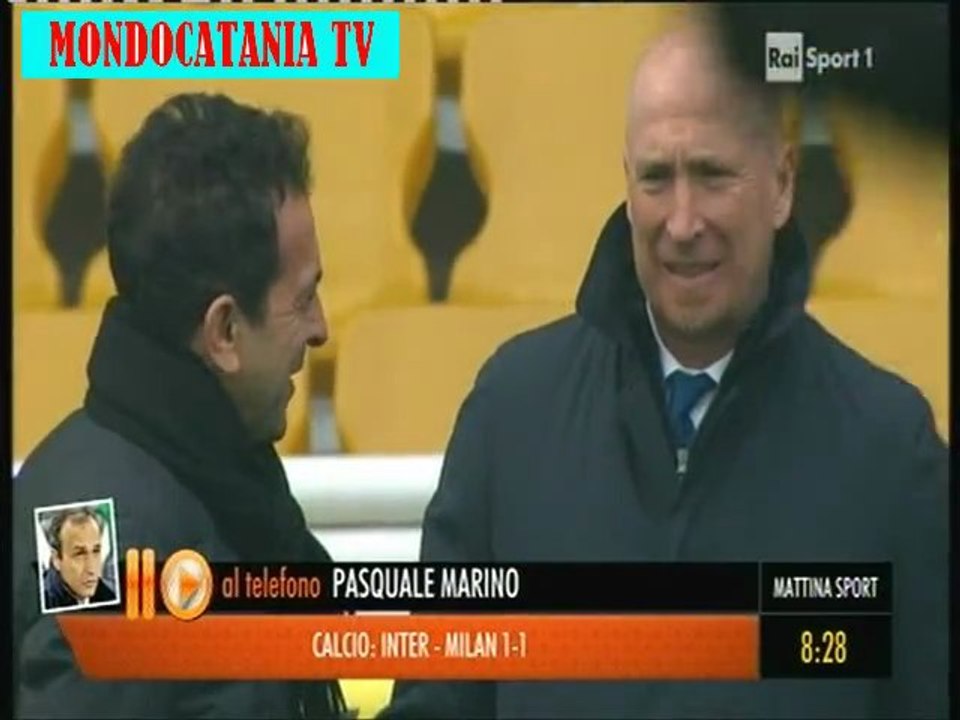 Pasquale Marino sui Sogni Europei del Catania ***25 febbraio 2013***