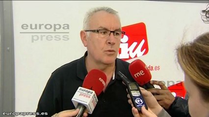 Cayo Lara habla de la situación de la Casa Real