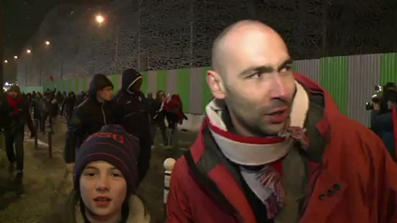 Beckham: les fans du PSG emballés