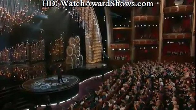 Captain Kirk stops Seth for racist jokes and Chris Brown and Rihanna 2013 Oscars [HD]