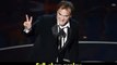 Writer director Quentin Tarantino accepts the Best Writing Oscars 2013