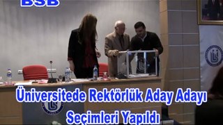 BÜ'de rektörlük aday adayı seçimleri yapıldı