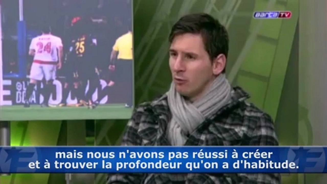 Messi répond aux critiques et parle de Villa