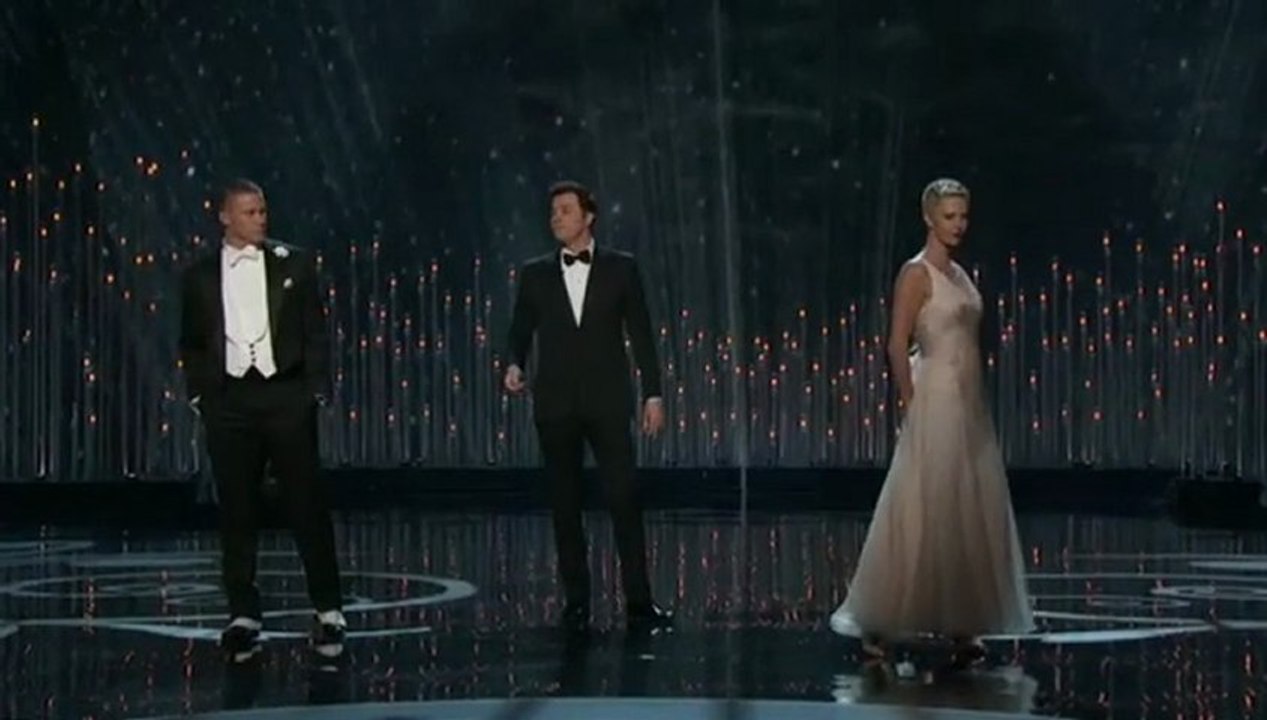 Chaning Tatum and Charlise Theron Oscars 2013