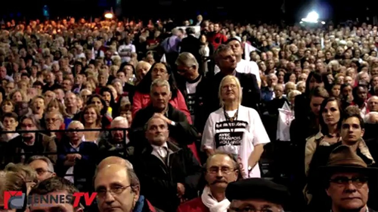 François Hollande en meeting à Rennes : la cohue pour relancer la campagne