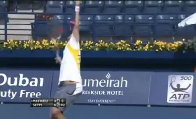 Seppi vs Mathieu - ATP Dubai 2013 - Secondo set - Livetennis.it