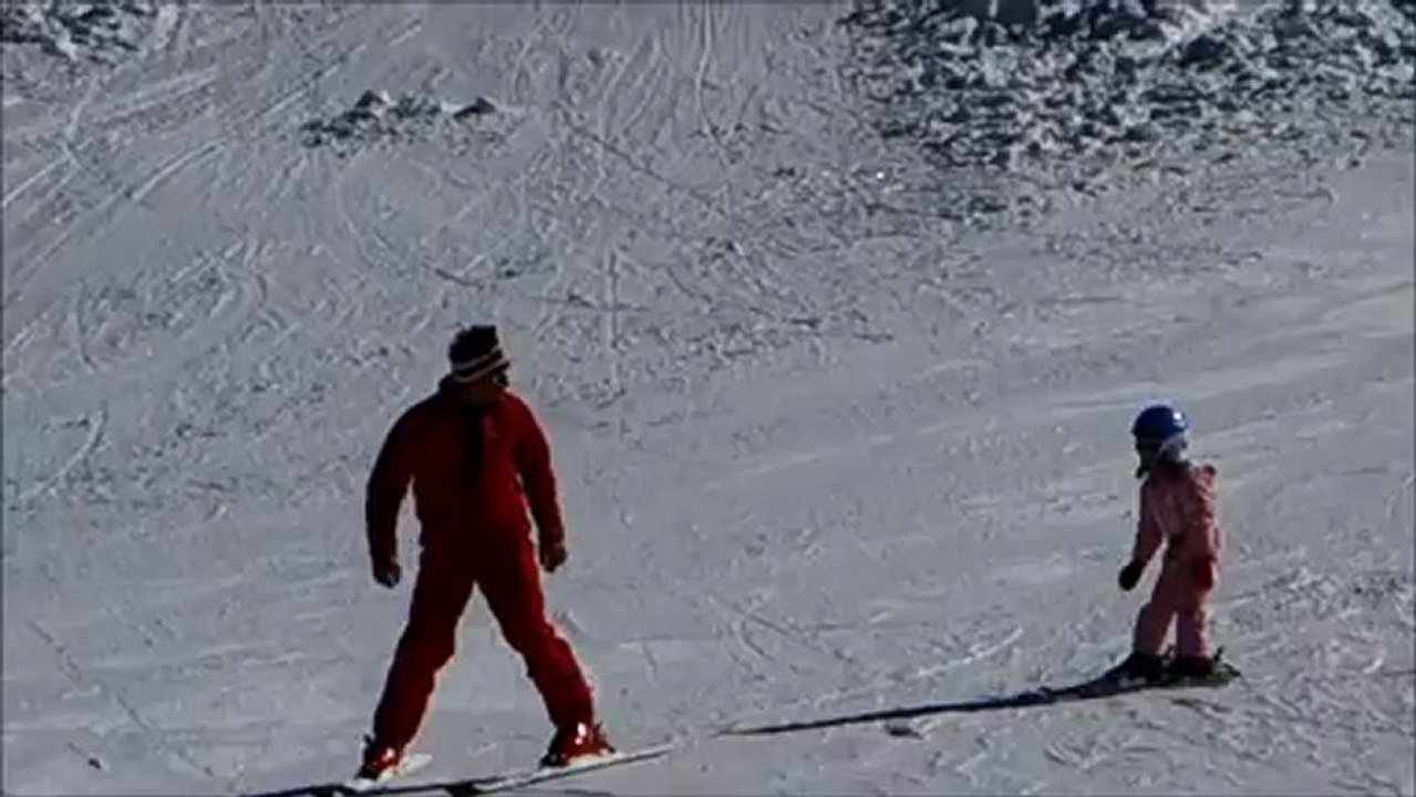 Descente en ski de Laura