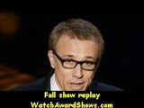 Christoph Waltz accepts the Best Supporting Actor award for Django Unchained Oscar Awards 2013