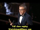 Christoph Waltz accepts an award onstage Oscar Awards 2013