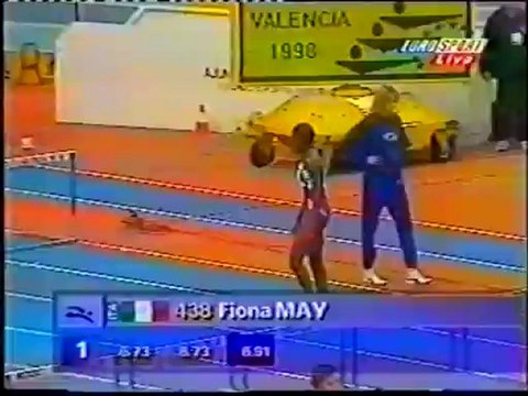 CAMPIONATI EUROPEI INDOOR 1998 VALENCIA (LUNGO) ORO DI FIONA MAY