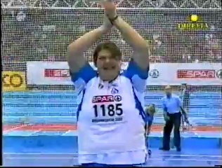 ASSUNTA LEGNANTE - CAMPIONATI EUROPEI INDOOR 2007  BIRMINGHAM (GETTO DEL PESO)