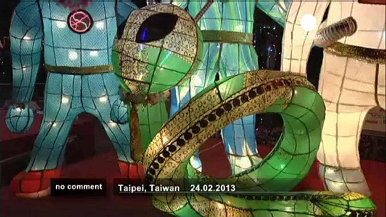 Taiwan Lantern Festival lights up the country - no comment