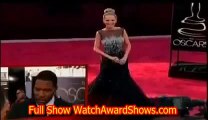 Oscar Awards 2013 Academy Awards  Michael Strahan Red Carpet in A STUNNING Black Gown