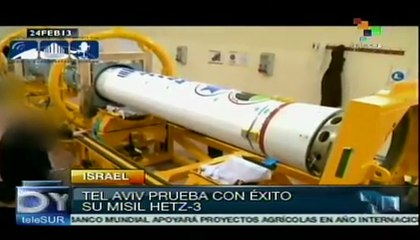 Israel realiza prueba del misil interceptor Hertz-3