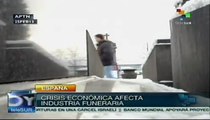 Crisis económica afecta industria funeraria española