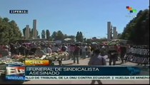 Chile despide a líder sindical asesinado