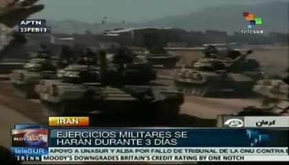 Irán realiza ejercicios militares