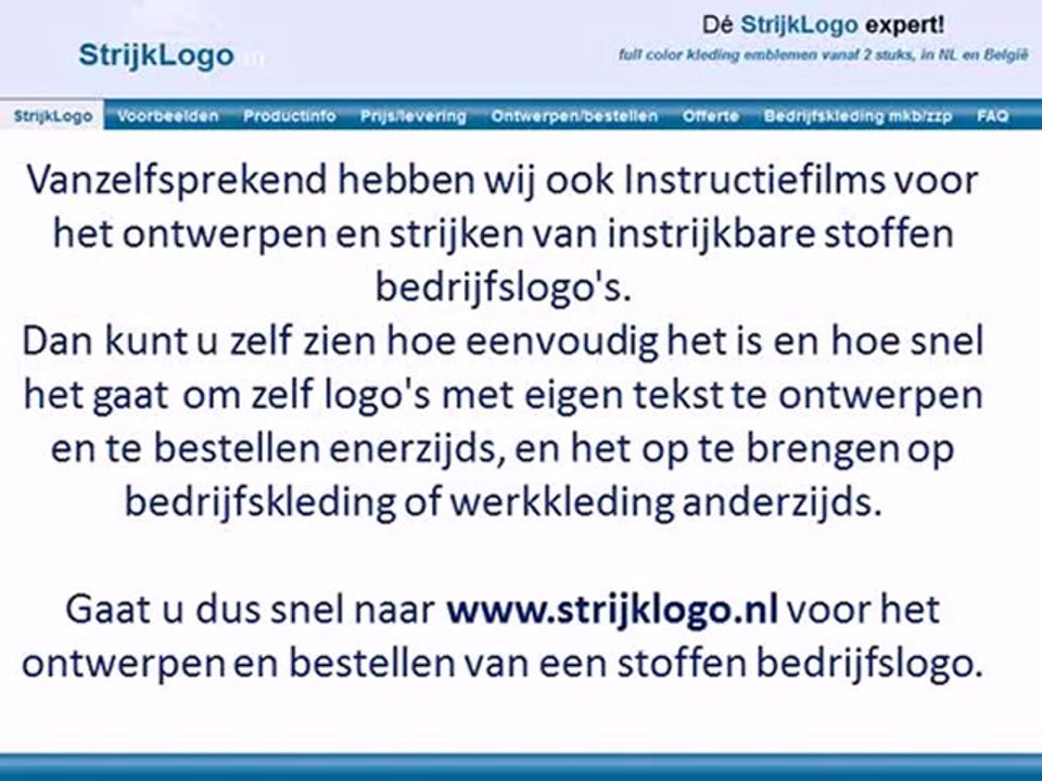 Stoffen bedrijfslogo