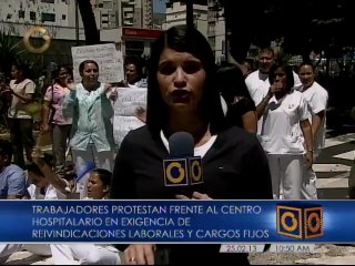 Скачать видео: Trabajadores contratados exigen cargos fijos en el JM de los Ríos