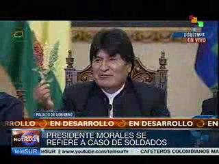 Bolivia no abandonará a tres soldados procesados en Chile