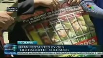 Bolivia: exigen a Chile liberación de soldados