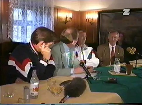 Studio przed meczem Polska Anglia (31.05.1997)