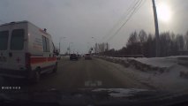 Accident d'une ambulance en Russie