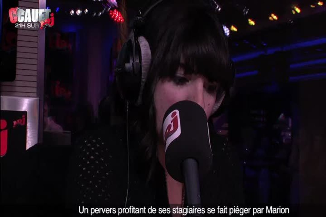 Un pervers profitant de ses stagiaires se fait piéger par Marion - C'Cauet sur NRJ