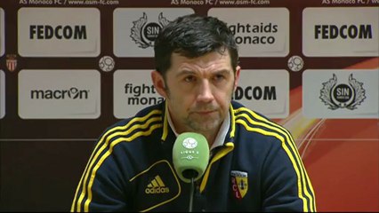 Conférence de presse AS Monaco FC - RC Lens : Claudio RANIERI (ASM) - Eric SIKORA (RCL) - saison 2012/2013