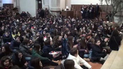 Icaro Tv. Il primo incontro coi cresimandi