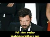HD 720p Actor producer director Ben Affleck accepts the Best Picture award for  Argo  onstage Oscars 2013
