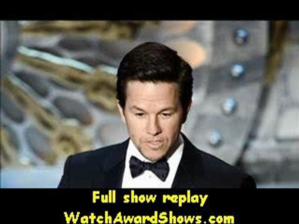 HD 720p Mark Wahlberg presents onstage Oscars 2013