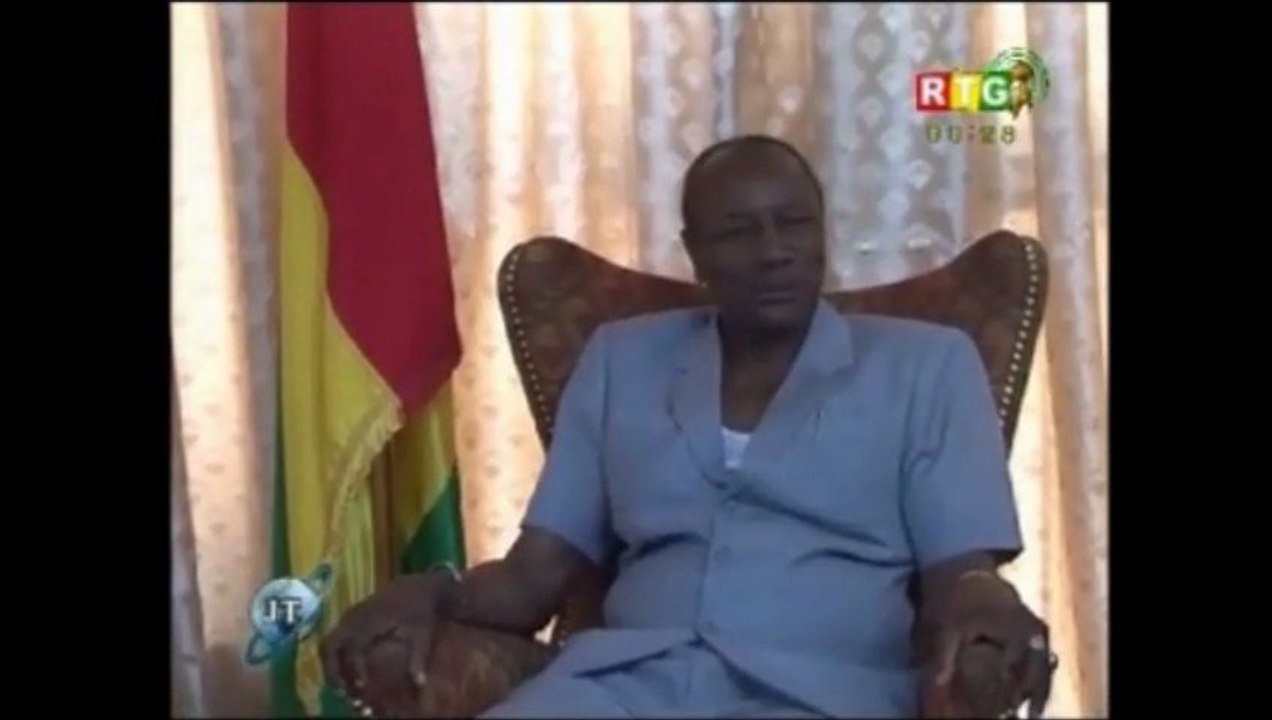 JT RTG DU 25.02.2013. Le général Namory Traoré confirmé au poste de Chef d'état-major général des armées. Le président Alpha Condé invite les leaders politiques à une concertation le 4 mars prochain