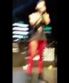 Miguel Performing Adorn and Falls off Stage