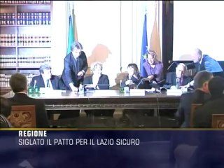 Lazio Sicuro, siglato il patto al Viminale