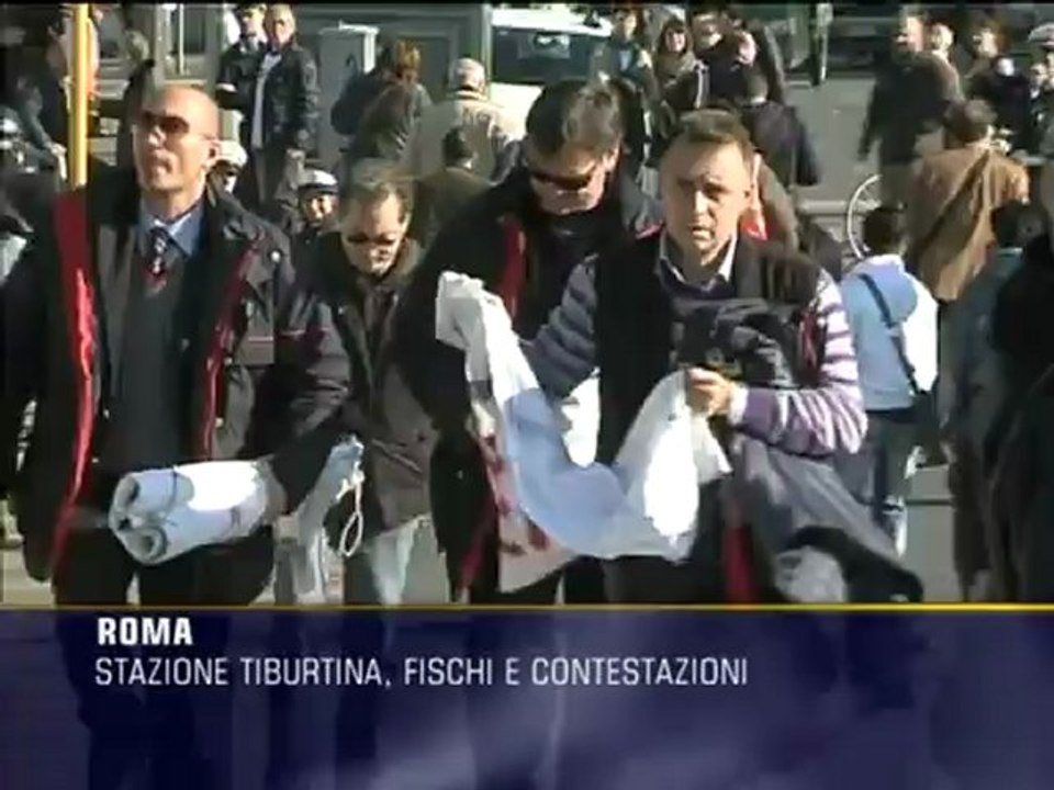 Stazione Tiburtina, tensione all'inaugurazione