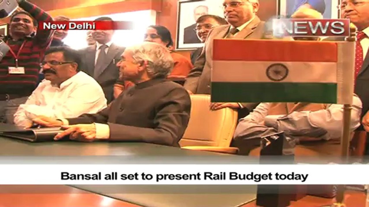 Bansal all set to present Rail Budget today