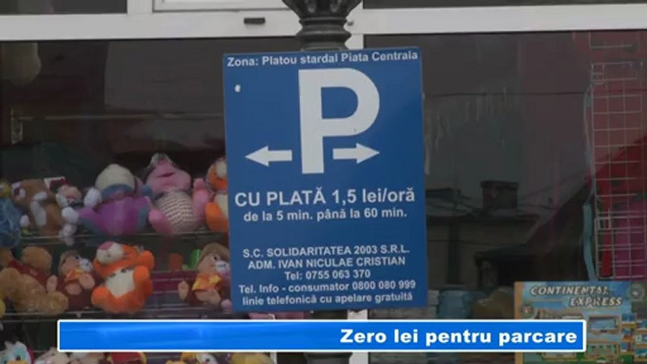Zero lei pt parcare