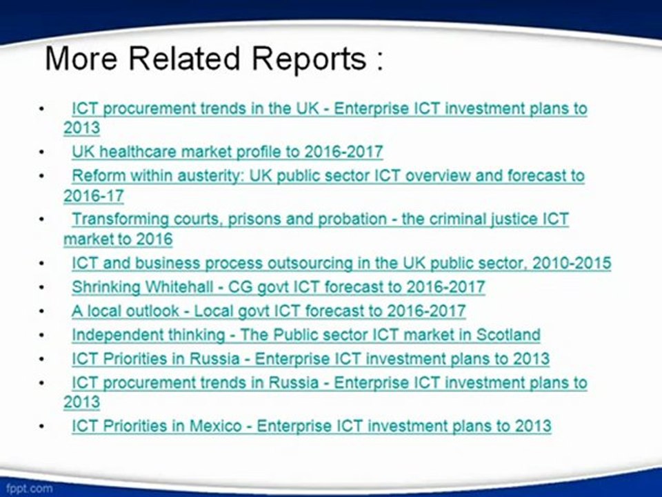Aarkstore.com - ICT procurement trends in Russia - Enterprise ICT investment plans to 2013