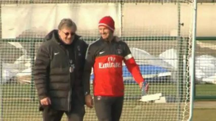 David Beckham talking about his "special" PSG debut