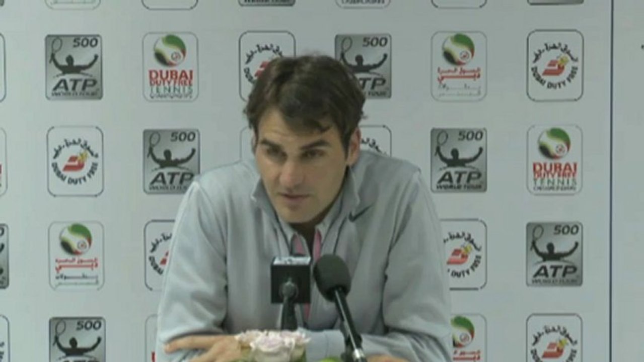 Dubai: federer: "müssen dafür sorgen, dass unser sport sauber bleibt"