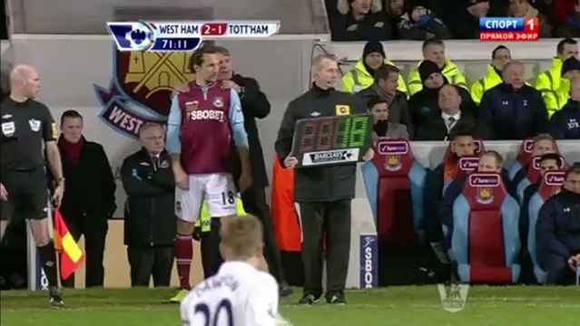 Чемпионат Англии 2012-13 / 27-й тур / Вест Хэм - Тоттенхэм / 2 тайм / 25.02.2013