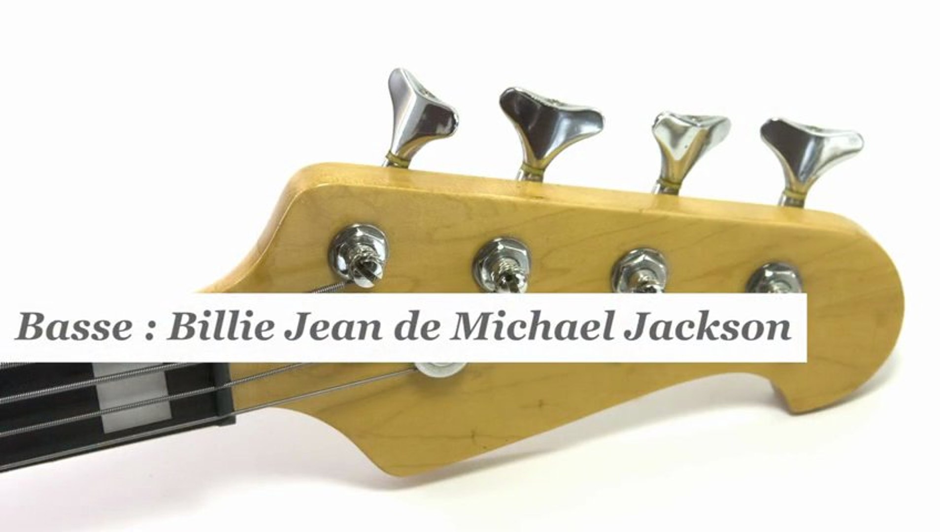 Cours basse : jouer Billie Jean de Michael Jackson - HD - Vidéo Dailymotion