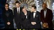 Actors Robert Downey Jr. Chris Evans Mark Ruffalo Jeremy Renner and Samuel L. Jackson present onstage Oscars 2013