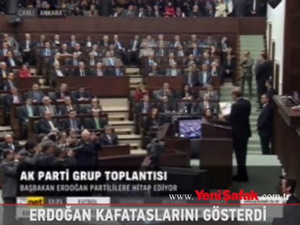 Erdoğan kafataslarını gösterdi