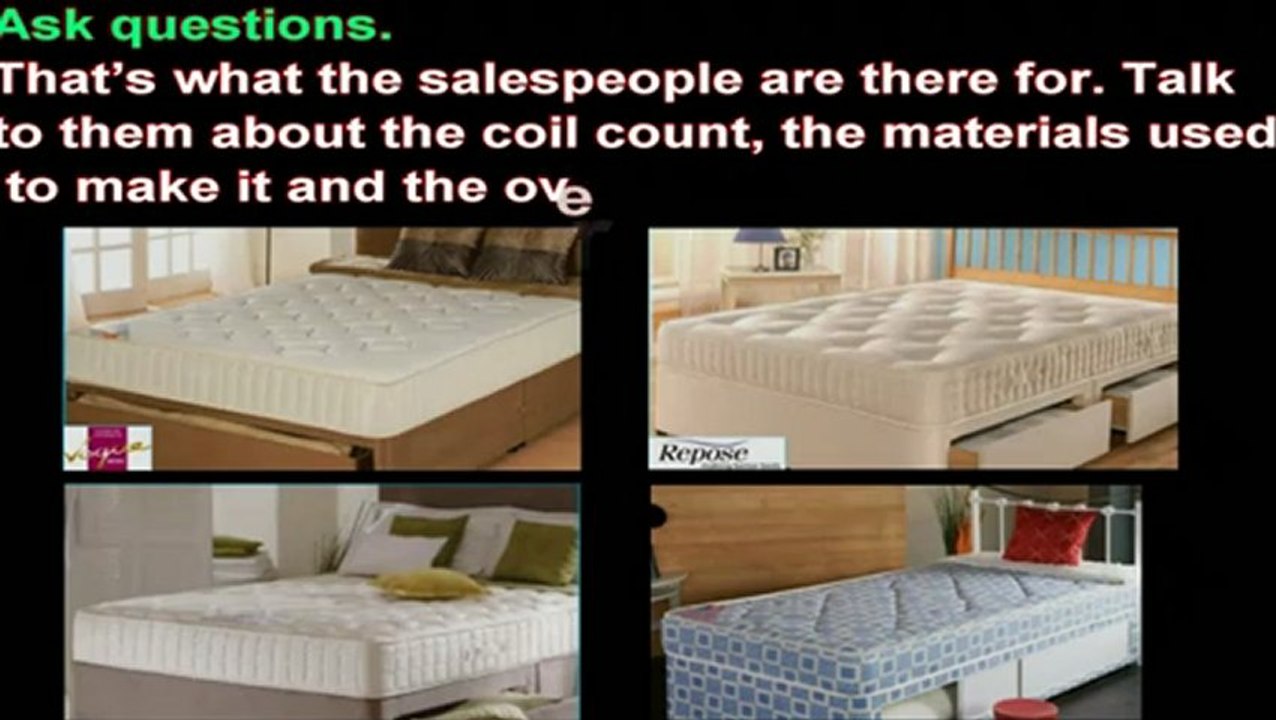 How to Shop for a Mattress