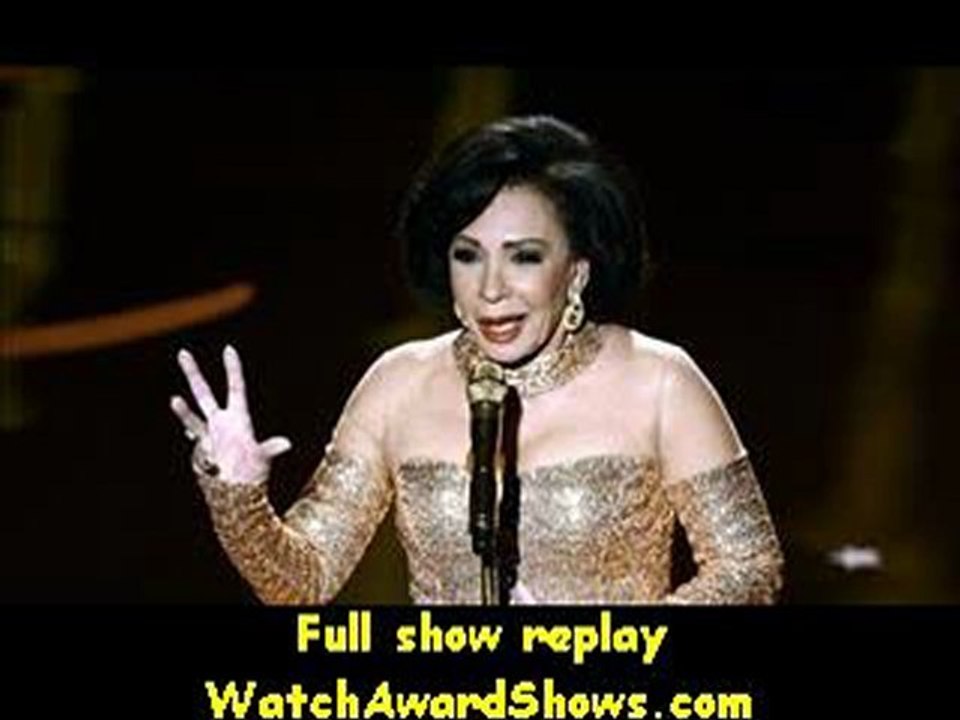 @Singer Shirley Bassey performs onstage Oscars 2013
