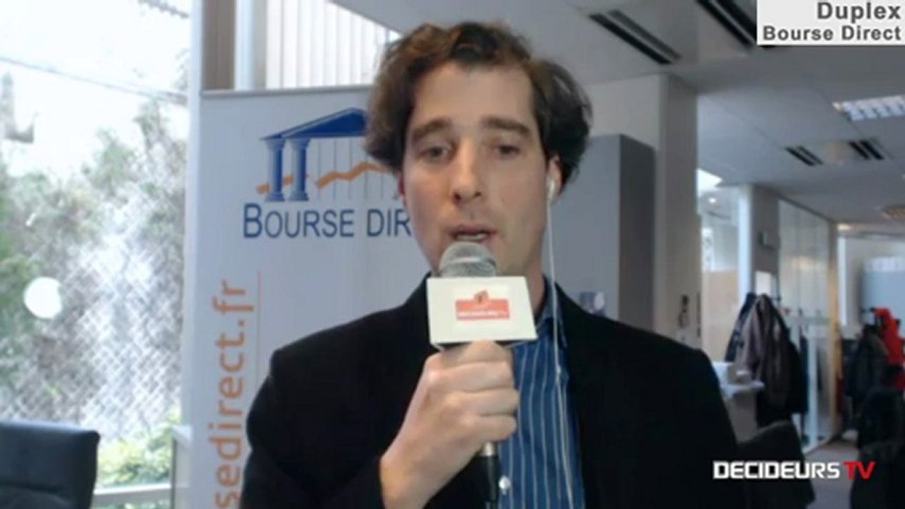 26/02/13 : Les Experts de Bourse Direct dans l'émission "Duplex Bourse" sur Décideurs TV