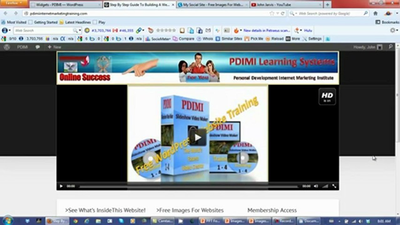 How To Use Wordpress To Build A Website 12 - Adding Small Videos To Your Landing Page