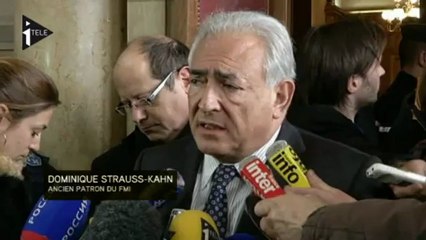 DSK "dégoûté" à sa sortie du tribunal